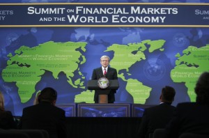AUSTRALIA'S PRIME MINISTER SPEAKS AT NEWS CONFERENCE AFTER G-20 SUMMIT IN WASHINGTON