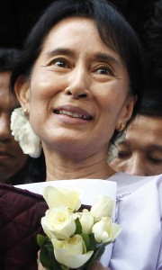Aung San Suu Kyi, chef de l'opposition au Myanmar (photo CNS/Soe Zeya Tun, Reuters).