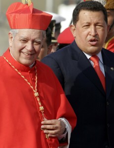 VENEZUELAN CARDINAL PICTURED WITH PRESIDENT CHAVEZ IN 2006