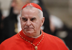 Le cardinal Keith Michael Patrick O’Brien, archevêque d’Édinbourg et Saint Andrews, en Écosse (photo CNS/Paul Haring).