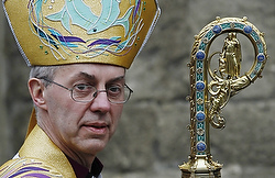 L'archevêque anglican Justin Welby de Canterbury, primat de l'Église anglicane (photo CNS/Luke MacGregor, Reuters).
