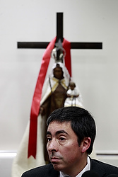 Jaime Coiro, porte-parole de la Conférence des évêques catholiques du Chili (photo CNS/David Cortes Serey, AgenciaUno). 