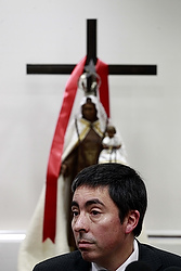 Jaime Coiro, porte-parole de la Conférence des évêques catholiques du Chili (photo CNS/David Cortes Serey, AgenciaUno).