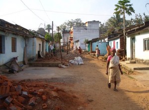 Un quartier chrétien à Raikia de la province d'Orissa, Inde (photo DR).