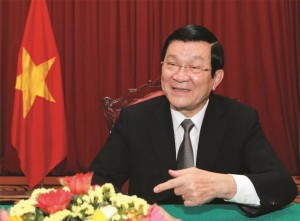 Le chef de l'État vietnamien, Truong Tân Sang (photo DR).