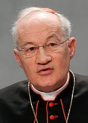 Le cardinal Marc Ouellet, l'un des quatre évêques canadiens nominés comme membres au sein de dicastères romains (photo CNS/Paul Haring).