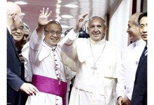 Départ du pape François de la Corée vers Rome (photo Radio Vatican/Lancio Grande)