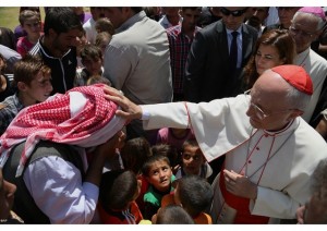 Le cardinal filoni, envoyé spécial du pape françois en Irak en août dernier (photo Radio-Vatican).