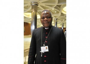 Mgr Dieudonné Nzapalainga, Archevêque de Bangui et Président de la Conférence épiscopale de Centrafrique (photo Radio-Vatican/JP Bodjoko).