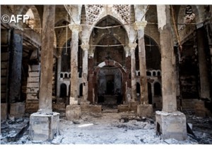 En août 2013, un attentat frappait une église de Minya, au sud du Caire (photo AFP).