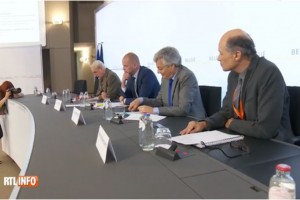 Réunion de 25 personnes pour le sauvetage de 244 chrétiens d'Alep (Syrie) (photo: capture d'écran RTL INFO).