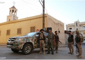 Miliciens assyriens à Hassake (photo: AFP).