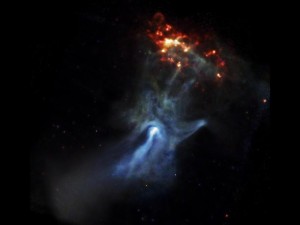 Une supernova surnommée La main de Dieu par la Nasa © Wikimedia 