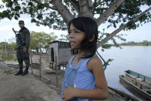 Les forces armées ont longtemps été en conflit direct avec les farc à Bucarramanga, au nord de la Colombie. © Jean-Claude Gerez